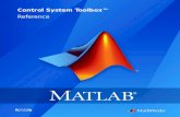 Matlab Control System Toolbox Reference