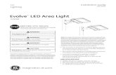GE LED Evolve EANA Area Light â€” Installation Guide