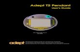 Adept T2 Pendant User's Guide