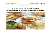 21-Day Keto Diet Weight Loss Meal Plan