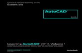 Learning AutoCAD 2010 (Volume 1)
