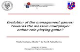 Evolution of the management games: Towards the massive multiplayer