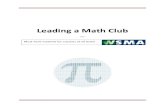 Starting a Math Club - Washington Student Math Association