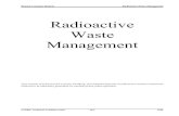 Radioactive Waste Management - NRC: Home Page