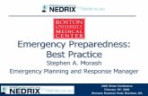 Emergency Preparedness: Best Practice - NEDRIX - NorthEast