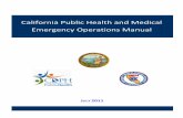 California Public Health and Medical Emergency Operations Manual