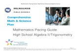 Mathematics Pacing Guide High School Algebra II/Trigonometry