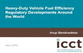 Heavy-Duty Vehicle Fuel Efficiency Regulatory Developments Around