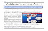 MAY 2012 Athletic Training News