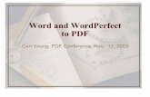 Word and WordPerfect to PDF - Planet PDF - The PDF User Community