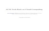ACM Tech Pack on Cloud Computing, - TechPack - An Integrated