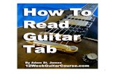 How To Read Guitar Tab - 12 Week Guitar Course