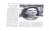 Jacqueline Kennedy Onassis Dies of Cancer at 64