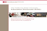 The California State University Education Doctorate (Ed.D.)