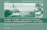 GAO COst EstimAtinG And AssEssmEnt GuidE - U.S. Government