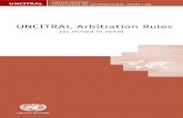UNCITRAL Arbitration Rule - PCA-CPA