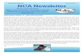 February 2013 Newsletter - TeamUnify · 2013. 2. 10. · North Coast Aquatics February 2013 NCA Newsletter North Coast Aquatics Where each swimmer can achieve his/her highest level