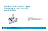 The Tool Box â€“ Getting More Productivity from Your GC and GC/MSD
