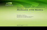 NVIDIA Quadro Professional Drivers Release 176 Notes