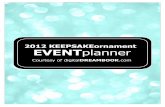 2012 KEEPSAKEornament EVENTplanner