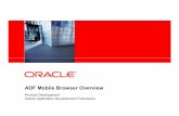 Product Development Oracle Application Development Framework