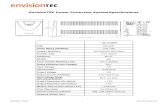 EnvisionTEC Power Protection System Specifications · 2019. 4. 19. · SURGE VOLTAGE WITHSTAND CAPABILITY: Tested under power to ANSI/IEEE C62.41 Cat. A & B (formerly IEEEE587-1980).