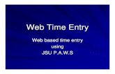 Banner Web Time Entry