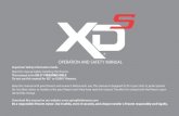 OPERATION AND SAFETY MANUAL - XD-S Compact 45ACP Pistol