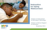 Instruction for Using WebConnect - Flushing High School