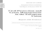 Civil Protection and Crisis Management in the European Union