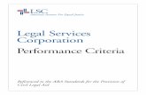 Legal Services Corporation Performance Criteria