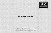 PRICE SHEET EFFECTIVE JULY 2004 - Adams Manufacturing - The World