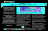 Cardinal UAV Magnetometer - Terraplus · 2020. 6. 4. · CARDINAL Ultra Light UAV Towed Magnetometer Solution (preliminary specifications) N E W! The CARDINAL includes GEM Systems