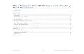 Web Dynpro for ABAP Tips and Tricks V07 -  : abap/sap info