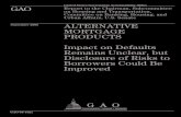GAO-06-1021 Alternative Mortgage Products: Impact on Defaults