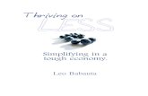Thriving on Less ebook - The Power Of Less