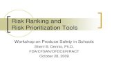 Risk Ranking and Risk Prioritization Tools - JIFSAN