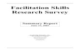 Facilitation Skills Research Survey - INIFAC â€“ International