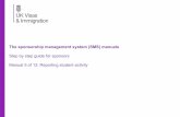 The Sponsorship Management System (SMS) user manual