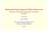 Watershed Hydrology and Water Resources