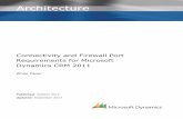 Connectivity and Firewall Port Requirements for Microsoft Dynamics