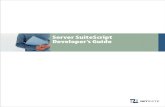 Server SuiteScript Developerâ€™s Guide