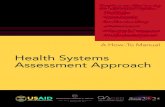 Health Systems Assessment Approach