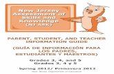 NJ ASK 3-5 Parent, Student, and Teacher Information Guide