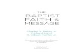 THE BAPTIST FAITH - Bible Studies | Bibles | Christian Books