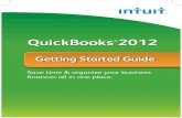 Quickbooks 2012 getting started guide - intuit® small business