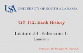 Paleozoic 1: Laurentia - University of South Alabama Homepage