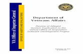 Review of Alleged System Duplication in VA's Virtual Office of Acquisition Software Development