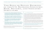 The Role of Retail Banking in the U.S. Banking Industry: Risk