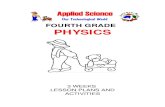 FOURTH GRADE PHYSICS - k-12 Science Curriculum education children